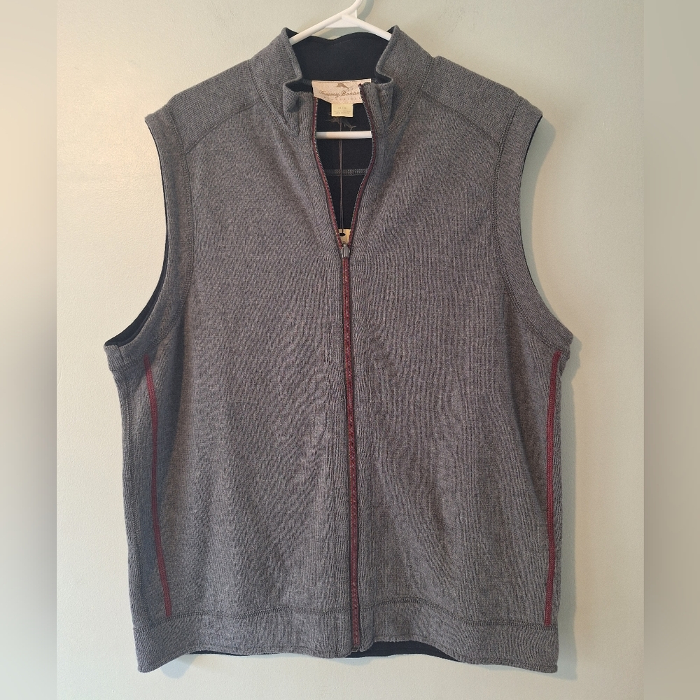 Tommy Bahama Reversible Full Zip Vest M